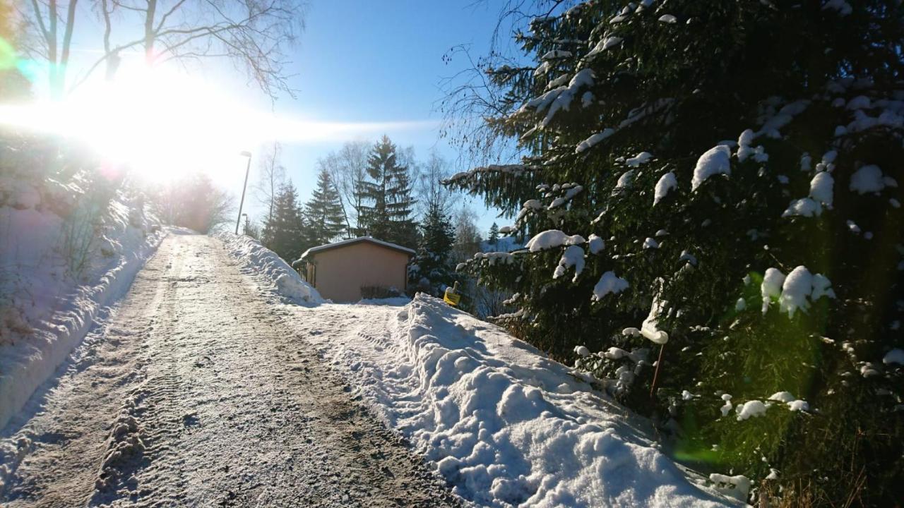 Langenbach  Ruhiges Ferienhaus Am Waldrand Mit Sauna Und Kamin - Hellaberg II מראה חיצוני תמונה